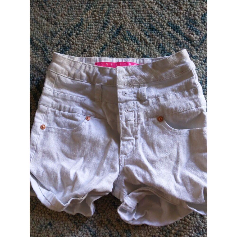 High-waisted Denim Shorts